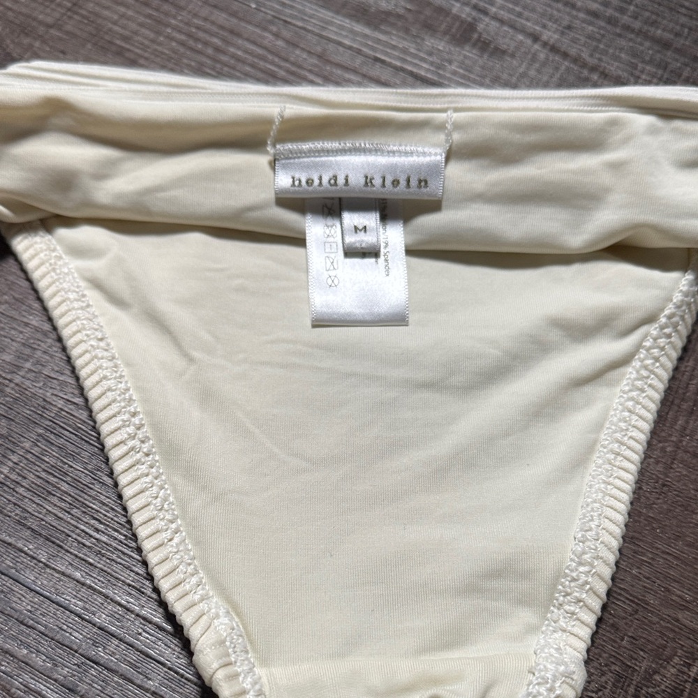 Heidi Klein Ivory Ribbed Bikini Set - Picture 11 of 11